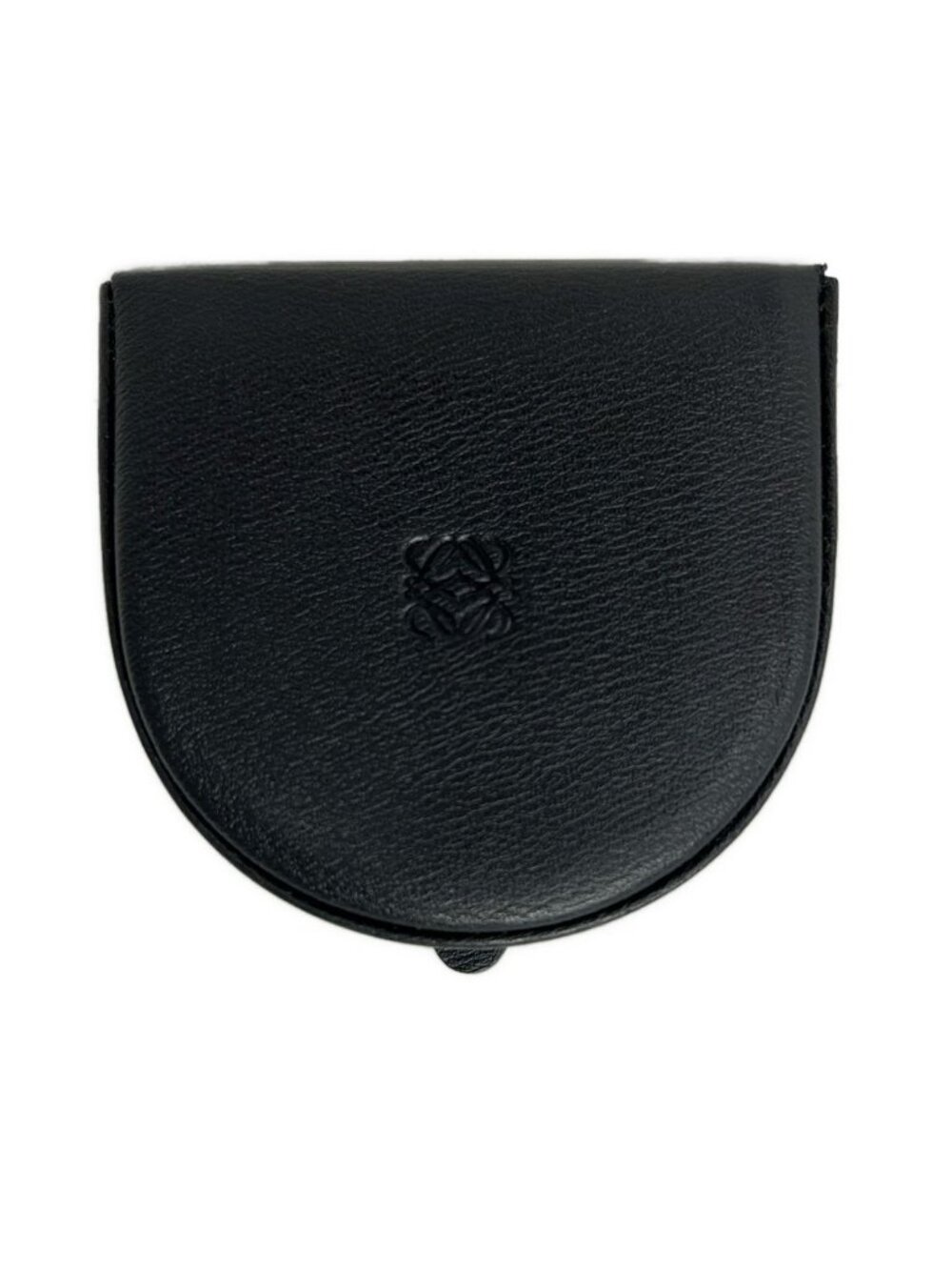 Loewe Coin Purse Black Leather